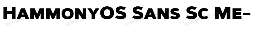 HammonyOS Sans Sc Me字体转换